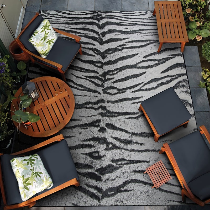 Dream Decor Rugs Gelato Jungle Bengal Indoor Outdoor Area Rug
