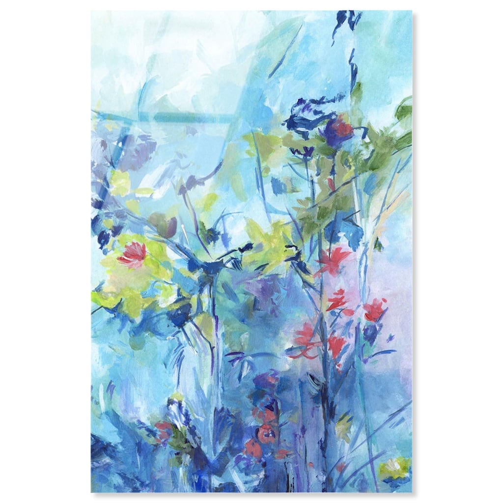 Heavenly Blue II Acrylic by Art Remedy, Ready to Hang