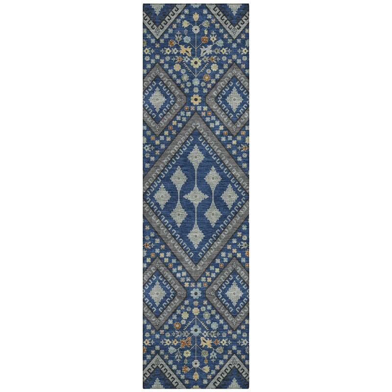 Machine Washable Indoor/ Outdoor Boho Milli Chantille Rug