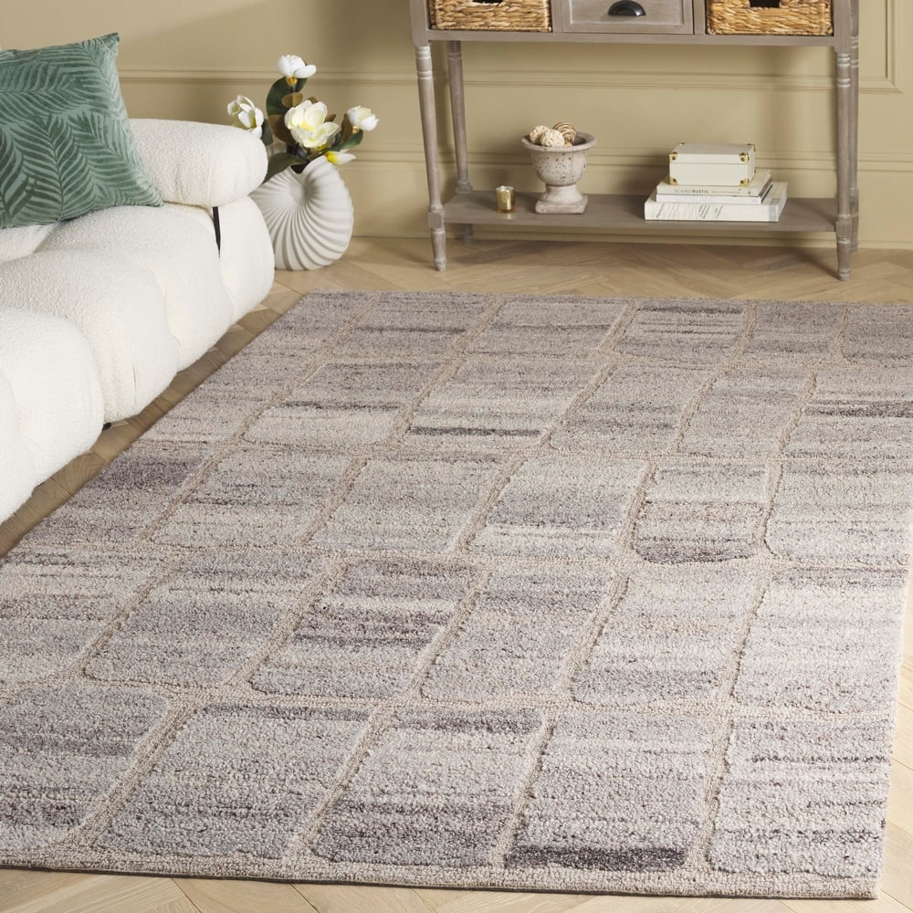 SAFAVIEH Handmade Harvest Dessislava Modern Contemporary Wool Rug