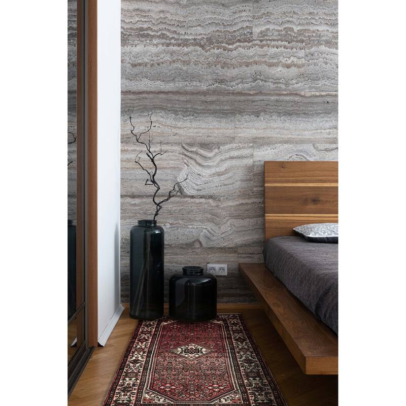 ECARPETGALLERY Hand-knotted Andelz Red Wool Rug - 5'3 x 10'11