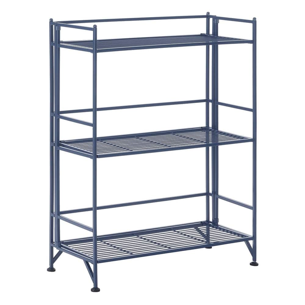 Convenience Concepts Xtra Storage 3 Tier Wide Folding Metal Shelf