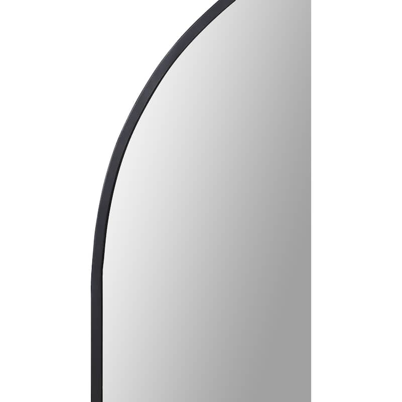 Renwil Waren Irregular Shaped Modern Wall Mirroe - Black - Large