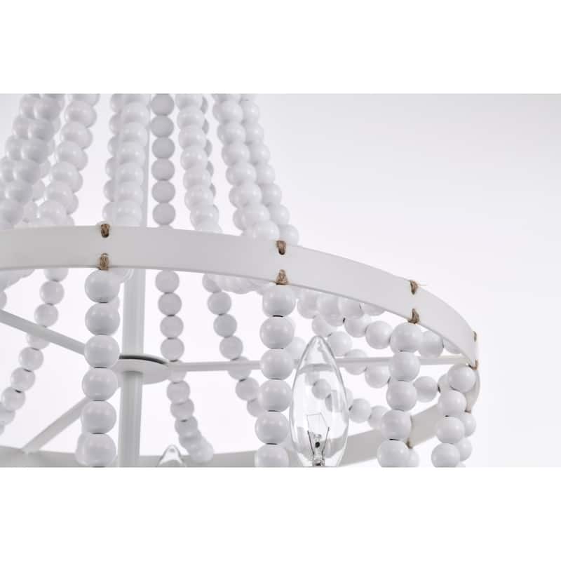 Demi 16 Inch Bohemian Pendant Chandelier 4-Light
