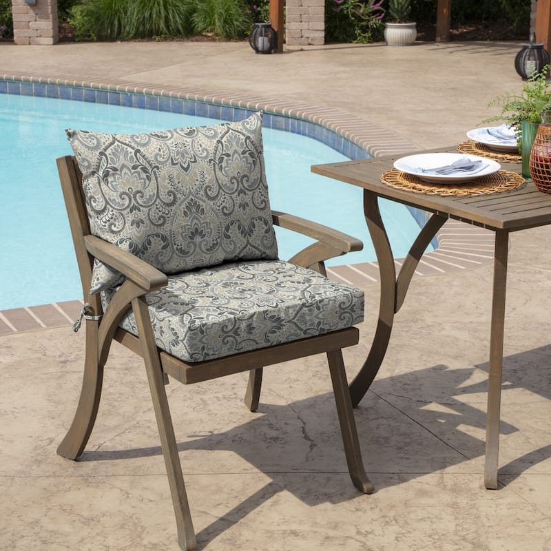 ARDEN Outdoor 21 x 21 in. Dining Chair Cushion Set