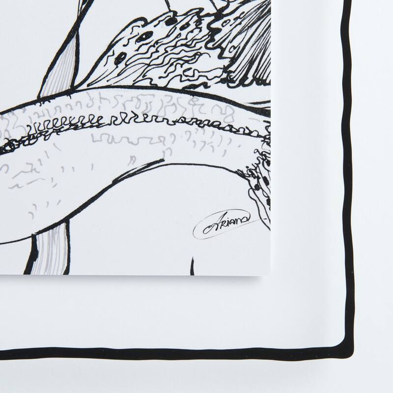 Fish White Framed Art Print