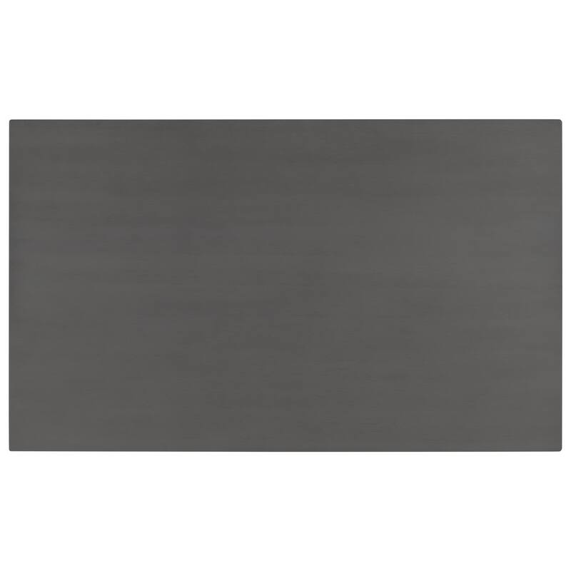 Gray 6-Piece Wooden Dining Table Set with Rectangular Table & 4 Chairs