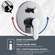 preview thumbnail 36 of 74, WOWOW Wall Mount 9-Spray Shower Faucet with Handshower