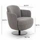 preview thumbnail 17 of 16, Solange Velvet Swivel Chair - 30.7"W x 30.3"D x 30.3"H