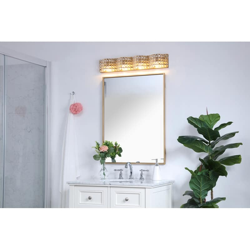 Odette 4-Light Clear Crystals Wall Sconce