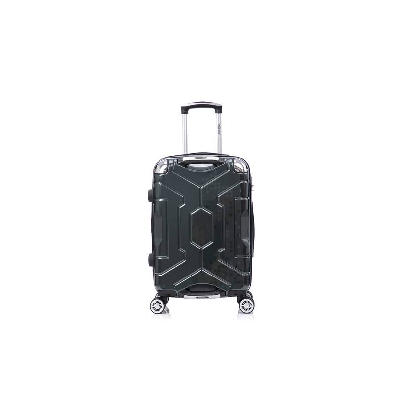 3 Piece Technology PC Hardshell Lightweight Durable Suitcase with Rotating Wheels and Adjustable Ergonomic Telescopic Handle
