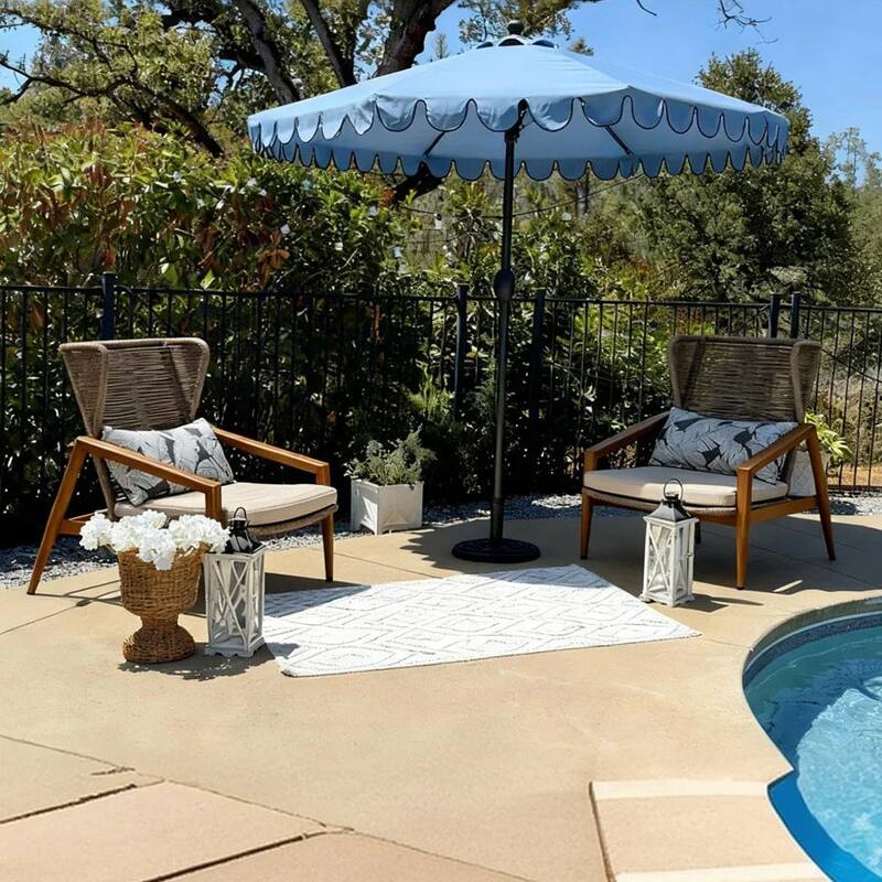 PURPLE LEAF Melben Light Grey Modular Outdoor Sectional with Cushions Flexible Layout Patio Conversation Set Couch