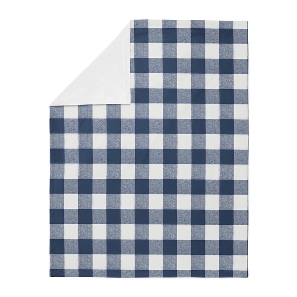 buffalo check swaddle