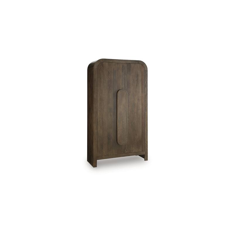 Signature Design by Ashley Thoren Brown Accent Cabinet - 40" W x 16.13" D x 74.13" H
