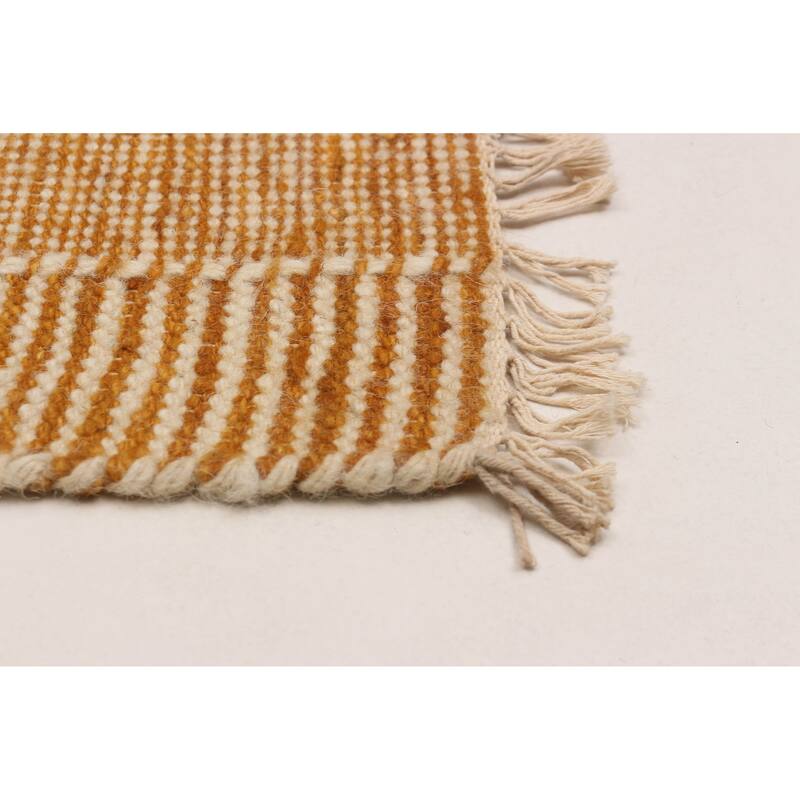 Boho Brown Kilim 5'2" x 8'0" - 5'2 x 8'0