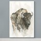 preview thumbnail 3 of 8, American Buffalo I -Premium Gallery Wrapped Canvas