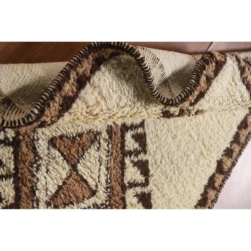Turkish Anatolian Oriental Runner Rug Hand-knotted Wool Carpet - 3'8"x 11'5"