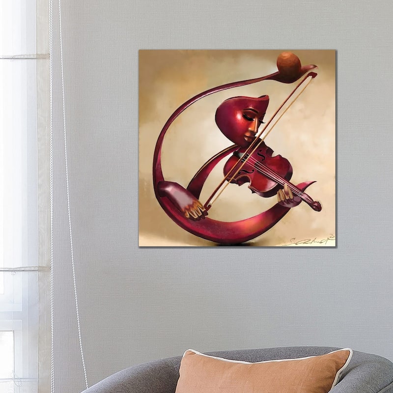 iCanvas "Ethereal Strings" by Salaam Muhammad Canvas Print - 26x26x1.5