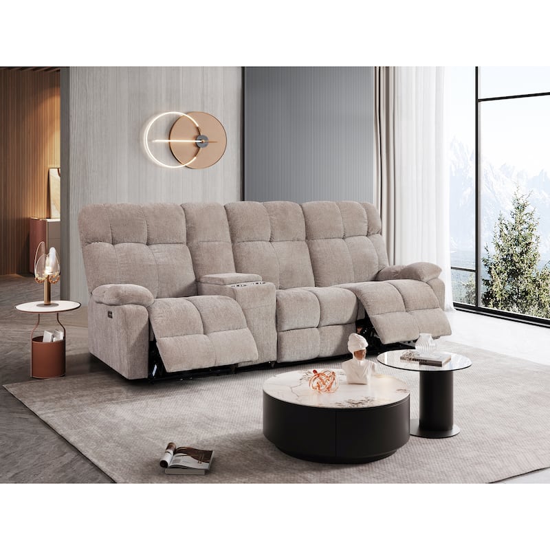 Liyasi Dual OKIN Motor Power Recliner Sofa 2 Seater 1.5L-R+1.5R-R Multiple Combinations
