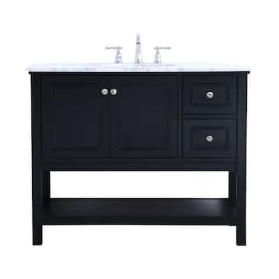 Elegant Lighting VF27042 Metropolis 42" Free Standing Single Basin