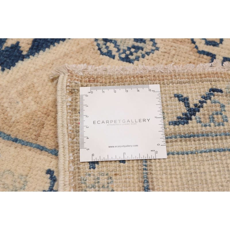 ECARPETGALLERY Hand-knotted Finest Ghazni Tan Wool Rug - 8'0 x 9'8