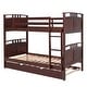 preview thumbnail 6 of 7, Twin-Over-Twin Wooden Bunk Bed with Twin Size Trundle, Separable Bunk Bed