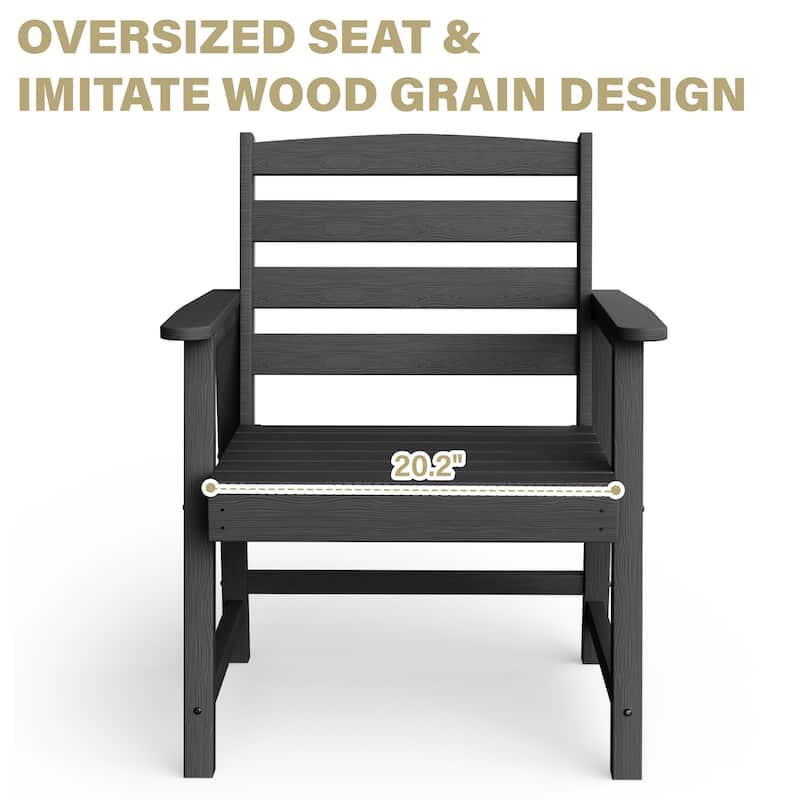 HDPE Outdoor All-weather chair, suitable for multiple scenarios
