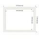 preview thumbnail 25 of 36, Amanti Art Vanity White Narrow Framed Dry Erase Magnetic Board 27 x 21 in