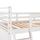 preview thumbnail 17 of 25, Twin Over Twin Bunk Bed with Two Storage Drawers, Solid Wood Detachable Bunkbeds Frame Converted into 2 Bedframe for Kids Teens