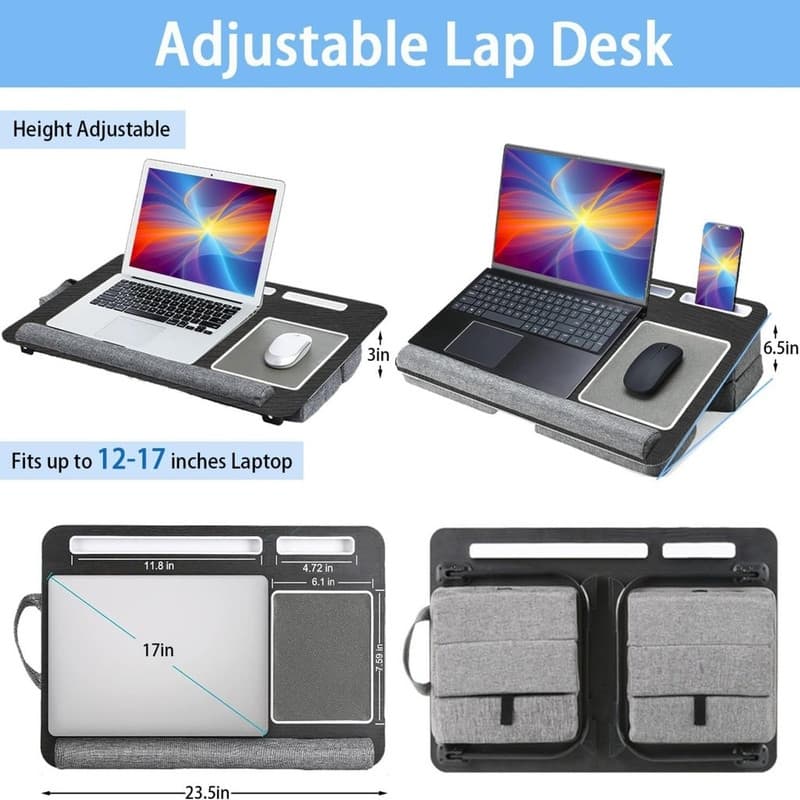 Lap Desk for Laptop with Cushion