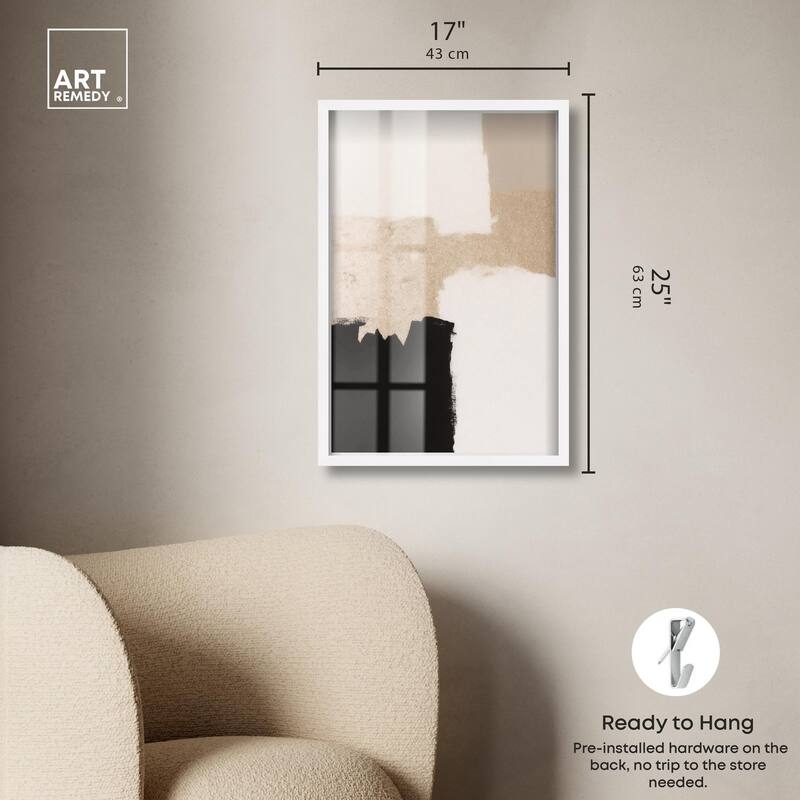 Earth and Ink I Shadowbox by Art Remedy