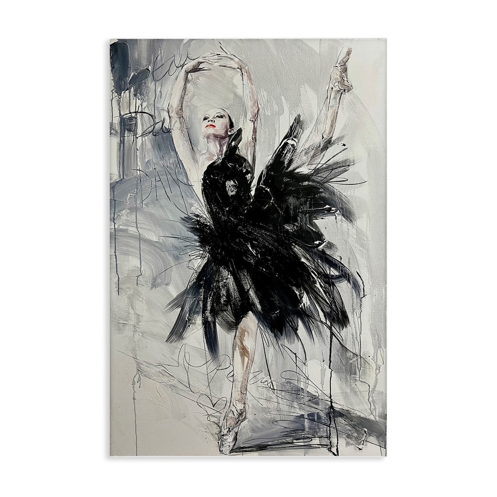 Stupell Graceful Dancer Abstract Canvas Wall Art Design By Lucille Lee