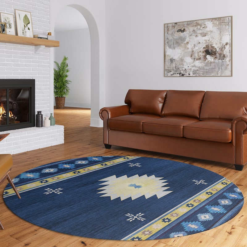 Indoor/ Outdoor Sonora Global Traditional Washable Rug
