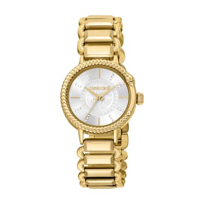 Roberto Cavalli Women RC5L020M0055 Quartz Watch - Gold-Tone