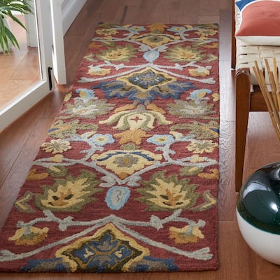 SAFAVIEH Fiorello Handmade Blossom French Country Wool Area Rug