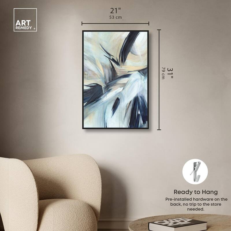 Layered Shadows Canvas by Art Remedy