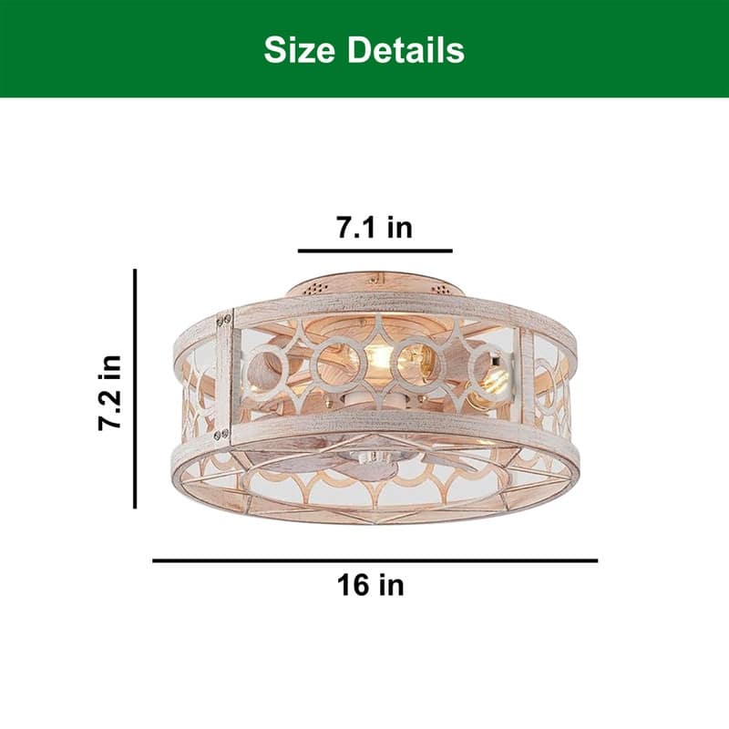 LED lights on ceiling fan white and gold low profile ceiling metal bedroom fans ceiling - N/A