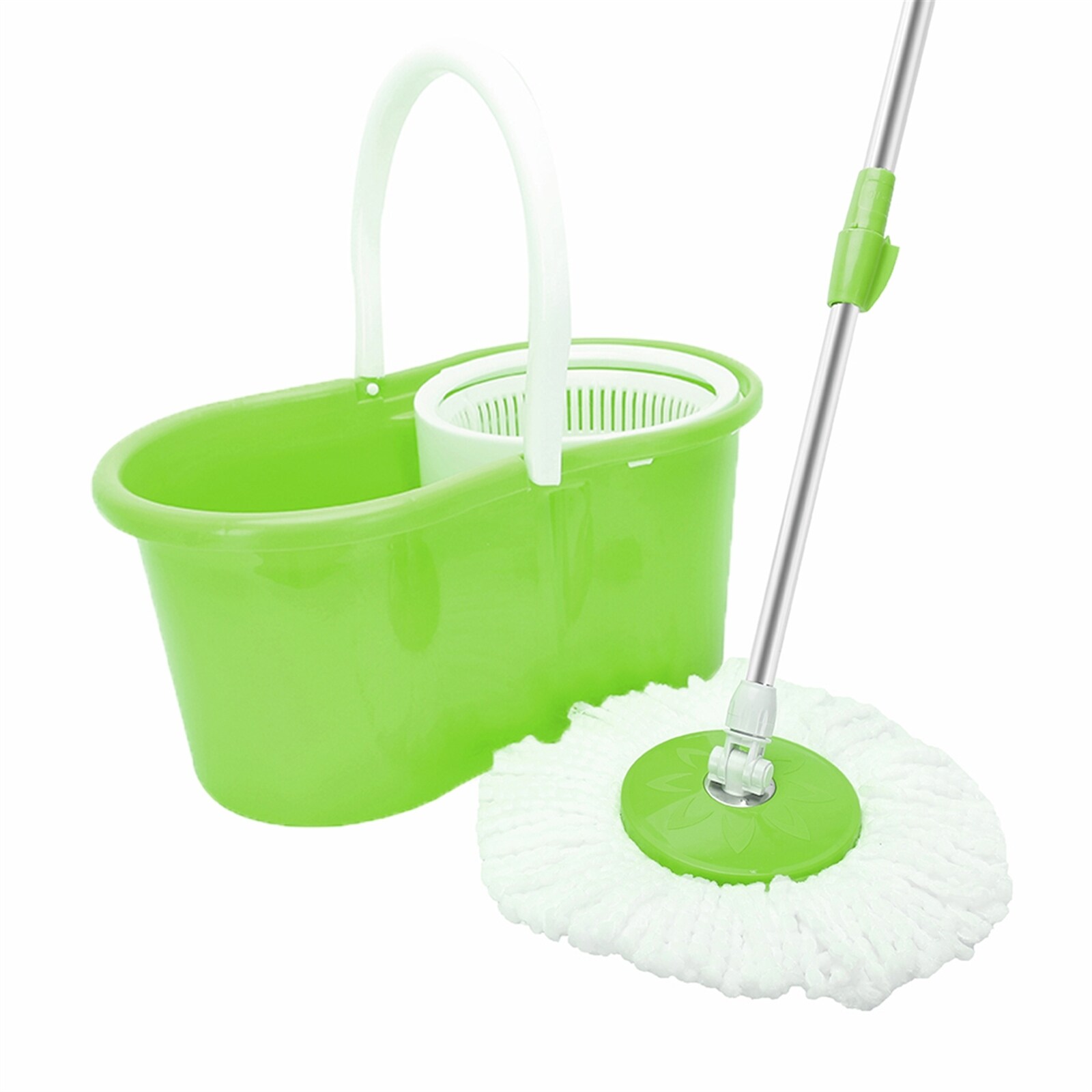 360-deg Spin Mop with Bucket & Dual Mop Heads - On Sale - Bed Bath & Beyond  - 33999379