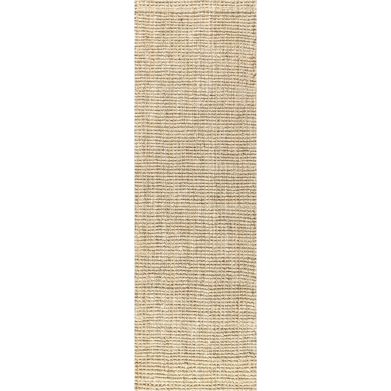 JONATHAN Y Pata Hand Woven Chunky Jute Area Rug - 2 X 8