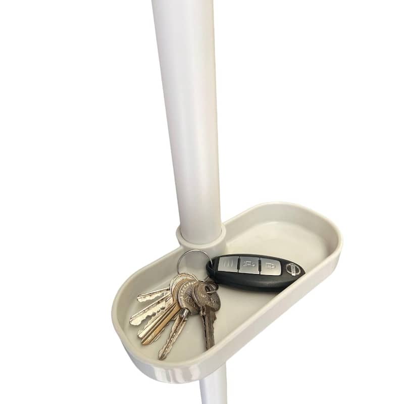 Adjustable Floor-to-Ceiling Drying Rack with Trays