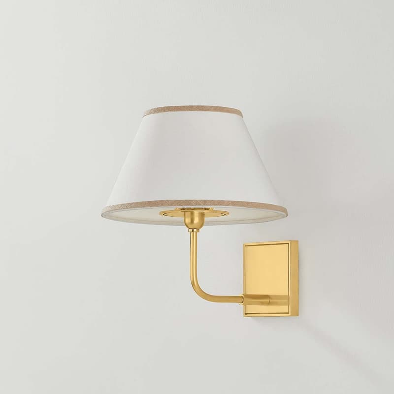 Hudson Valley Lighting 7421 Durland 11" Tall Wall Sconce with Linen