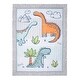 preview thumbnail 4 of 6, Dinosaur Million Years 4 Piece Crib Bedding Set