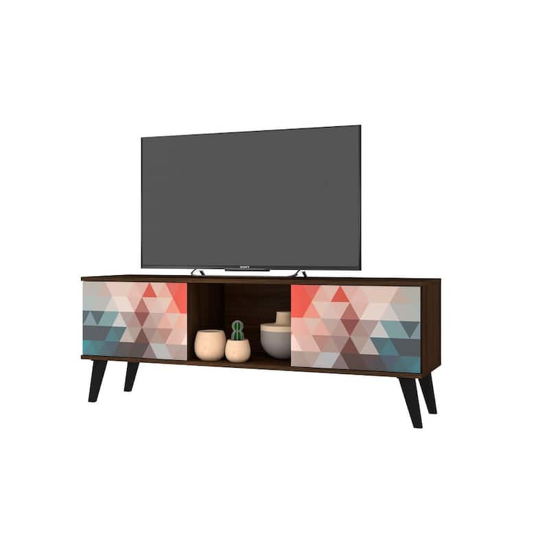 Manhattan Comfort Takajarvi Mid Century Modern Media Cabinet