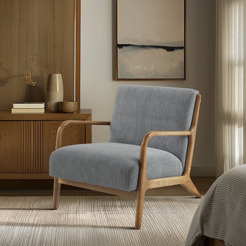 INK IVY Novak Mid Century Modern Accent Armchair
