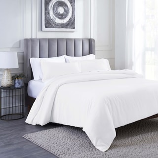 Superior Modal From Beechwood 400 Thread Count Solid Duvet Cover Set