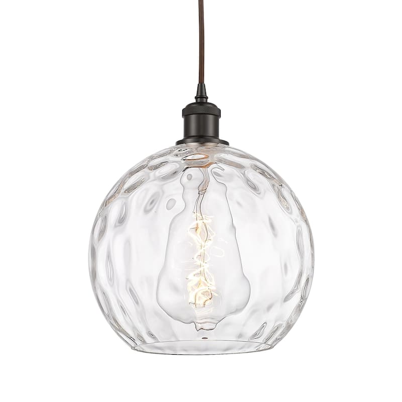 Innovations Lighting 516-1P-13-10 Athens Pendant Athens 10" Wide - Oil Rubbed Bronze / Clear Water Glass