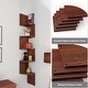 preview thumbnail 26 of 25, NOVA FURNITURE 5 Tiers Floating Teen Wall Mount Corner Kitchen Shelves, Home Decor Display for Small Living Room,Space Saving