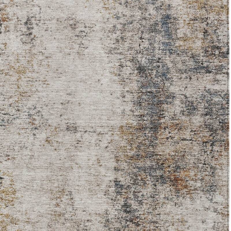 HomeRoots Abstract Transitional Rectangle Outdoor Rug
