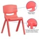 preview thumbnail 3 of 35, 4 Pack Plastic Stackable K-2 School Chair with 13.25"H Seat
