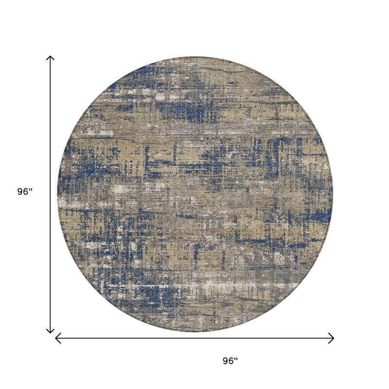 HomeRoots Geometric Transitional Rectangle Outdoor Rug